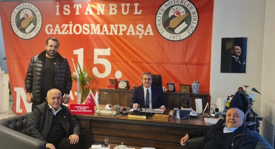 Borsamız Yönetim Kurulu Başkanı Arif Güneş ve Meclis Üyemiz Azmi Al; Batman 1. Noterliğinden, İstanbul Gaziosmanpaşa 15. Noterliğine atanan Mehmet Şirin Erdoğan’a hayırlı olsun ziyaretinde bulundular. Misafirperverliğinden dolayı kendisine teşekkür ederiz. <a href="/arifguness/">Arif GÜNEŞ</a>
