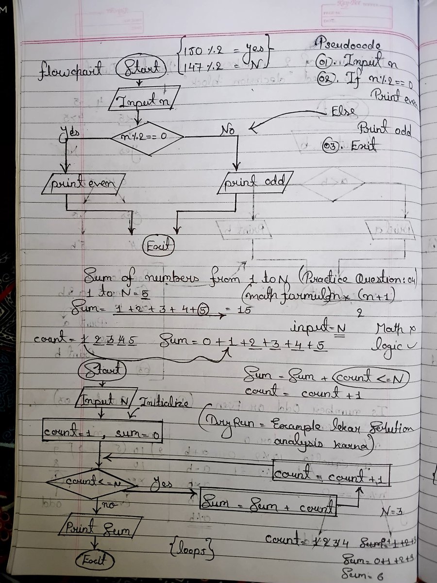 Sagardongre9026's tweet image. Just completed my first DSA in C++ lecture from @apnacollege by @shradhakhapra.
The basics of flowcharts, loops, dry runs, and problem-solving already feel so much clearer.
#DSA #Cpp #CodingJourney #LearningInPublic #ApnaCollege #ShradhaKhapra