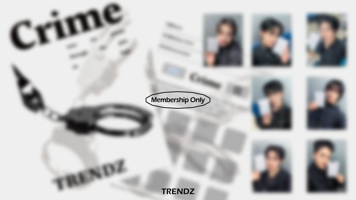 TRENDZ_OFFCL's tweet photo. 💝 #FRIENDZip
Membership Only!
Crime📋🤳🏻
🔗https://t.co/ym4fumt5Pj
#TRENDZ #트렌드지 https://t.co/grMT5REhxW