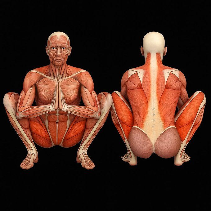 AstraViperX's tweet image. La MAYORÍA de las personas se estiran para sentirse mejor, pero pocas comprenden el poder de 5 minutos al DÍA.

Ya sea dolor, postura o estrés, estos movimientos diarios pueden transformar tu cuerpo.

Esto es lo que sucede cuando te estiras con un propósito 🧵