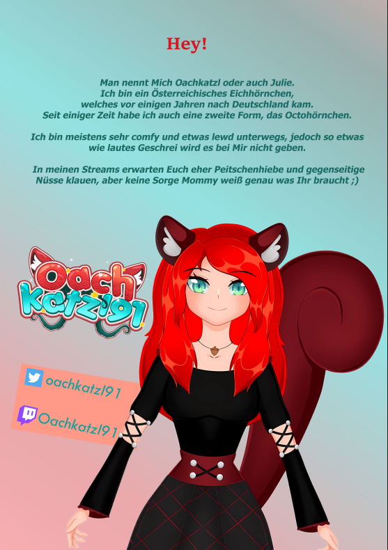 Mal ne kleine Vorstellung von mir, weil mein X etwas eingerostet ist❤️‍🩹🐿️
#gervtuber  #Vtuber #twitch #TwitchStreamers