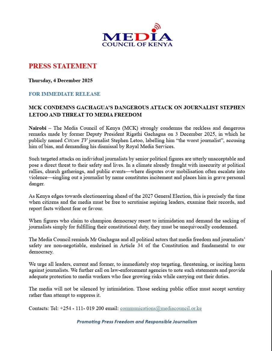 Attacking journalists endangers their lives and undermines press freedom.