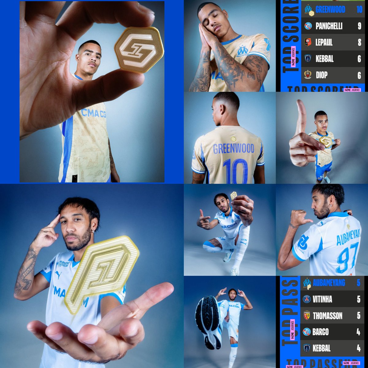 footomnews's tweet image. Mason Greenwood actuellement Top Scoreur
Pierre-Emerick Aubameyang actuellement Top Passeur
Ligue 1 Mc Donald's 
#TeamOM #MasonGreewood #Aubameyang 
©️ Olympique de Marseille