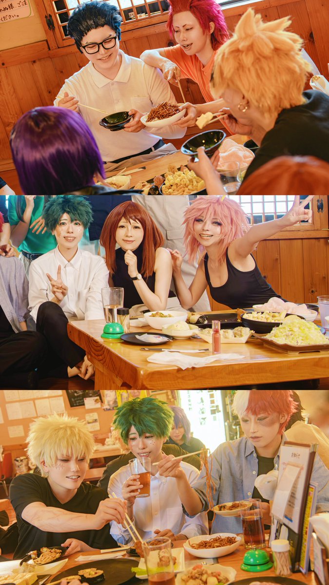 iyuhalfandhalf's tweet image. cos / MHA 

僕たちの「 More 」

Photo @patra_cam 
 #轟No2お祝いご飯会
タップ推奨