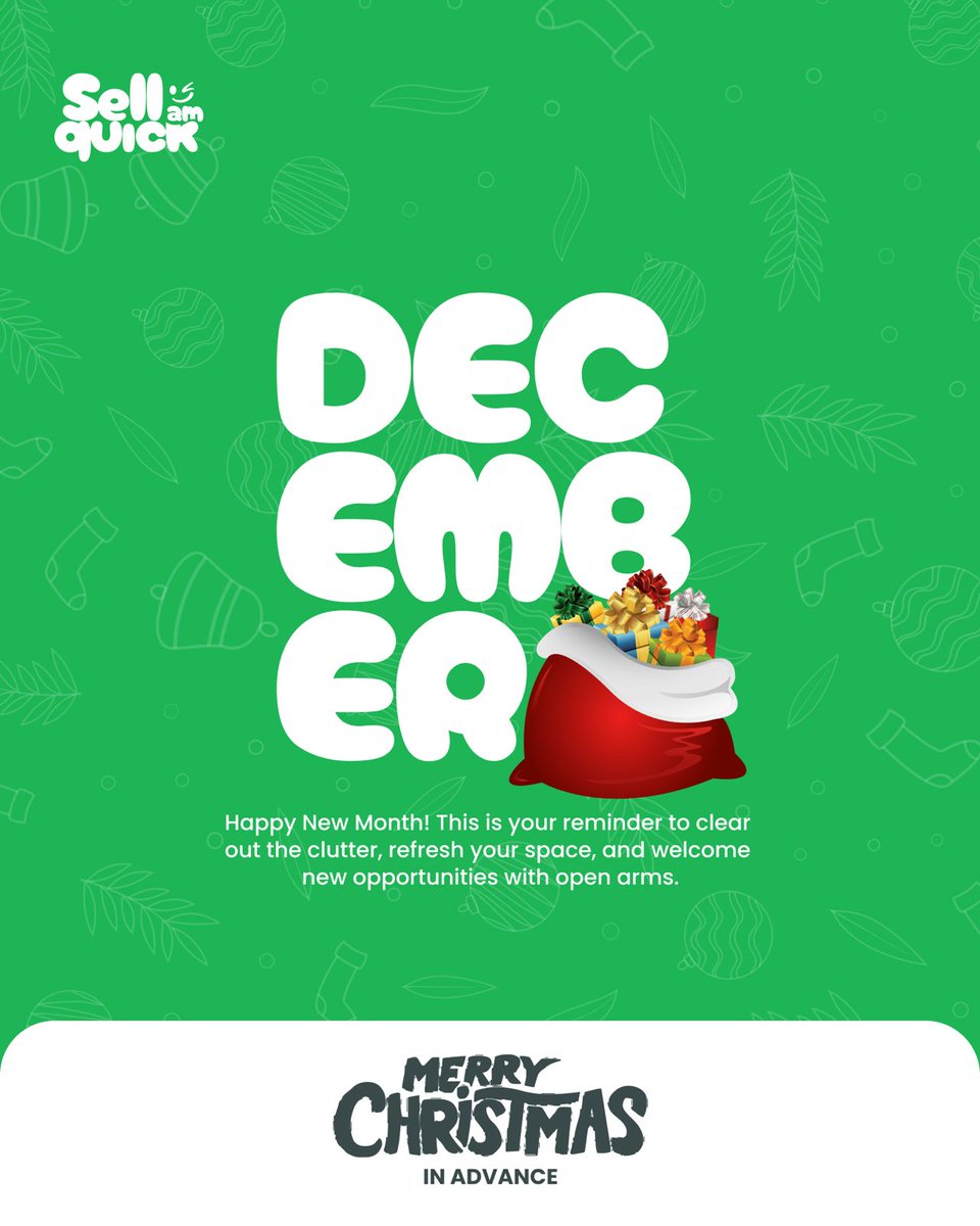 sellamquick's tweet photo. December is here! 🎄✨
Clear out the old, welcome the new — and make money while doing it on SellAmQuick.
List your items now: https://t.co/8Zi8inxvyF https://t.co/9eds2MyohC