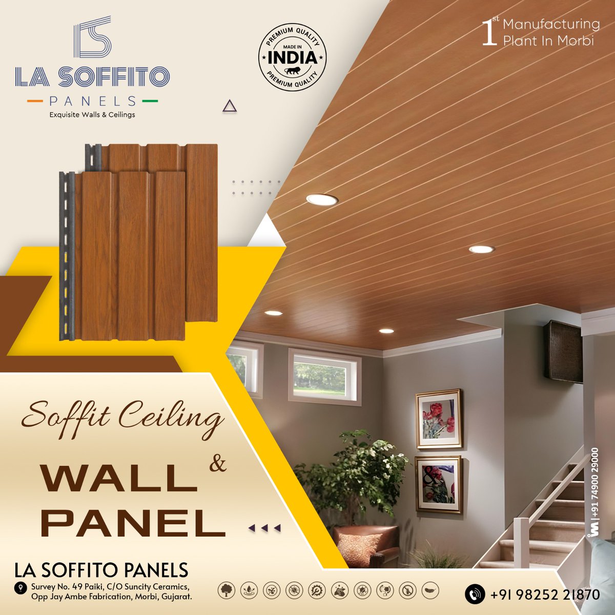 ibais_wooden's tweet photo. LA SOFFITO PANELS (MORBI)
For enquiry via WhatsApp click:
https://t.co/kc1sxxi6Wc
Mr. Sanjay Detroja - +91 9825221870
#wallceiling #wallsystems #ceiling #soffitceiling #soffitpanels #lasoffito #lasoffitopanels #wallpanel #panelsmanufacturer #lasoffitoceilings
.
@ibais_wooden https://t.co/O3ja0ckeie