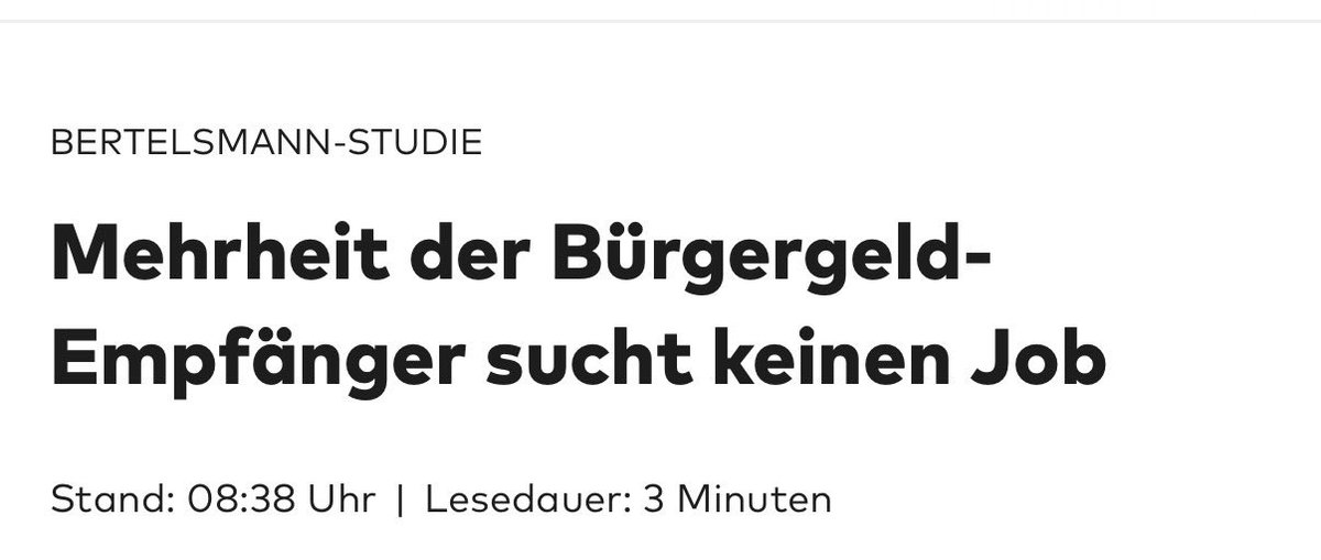 Die Hälfte der für eine Studie befragten Bürgergeld-Empfänger hat in den zurückliegenden vier Wochen nicht nach einer Arbeitsstelle gesucht.

Das Geld fließt trotzdem. Von denen, die jeden Morgen aufstehen und zur Arbeit gehen. 

Ein Viertel aus dieser Befragtengruppe gab an,
