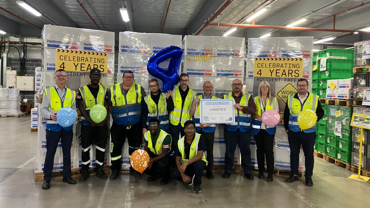 🎉4 years accident free - Manchester's Logistics Team🎉

A huge congratulations on reaching an incredible milestone of 4 years accident-free. This outstanding achievement is a true reflection of the team’s unwavering commitment in safety and to our ‘Everybody Home Safe’ message.
