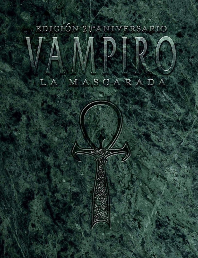El 4 de diciembre de 2014 se publicó Vampiro: La Mascarada  20º Aniversario en español.

Adelanto bibliotecaoscura.com/recursos/avanc…
Adquirir bit.ly/VampiroV20
Versión de bolsillo bit.ly/V20Bolsillo
Pantalla bit.ly/V20Pantalla

<a href="/Nosolorol/">Nosolorol</a>