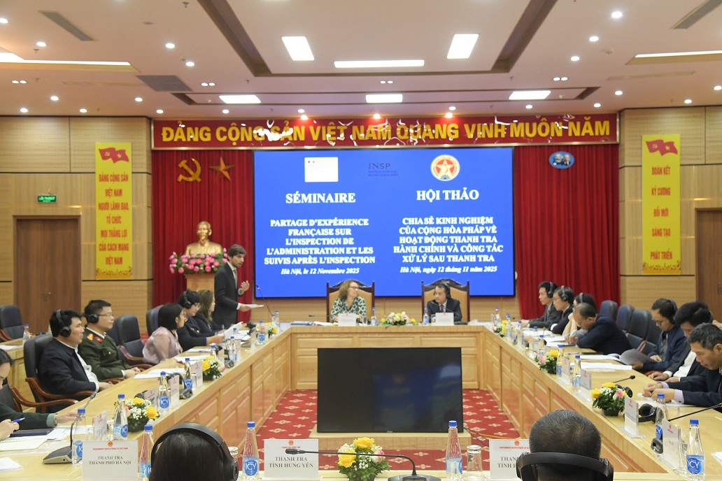 FranceAuVietnam's tweet image. Première mission 🇫🇷🇻🇳 après la déclaration d’intention entre la France et l’Inspection du @VNGovtPortal, avec le soutien de l’ @INSP_Fr et de l’#IGA, pour renforcer la coopération en matière d’inspection et de lutte contre la corruption ⚖️#FranceVietnam #Coopération #Gouvernance