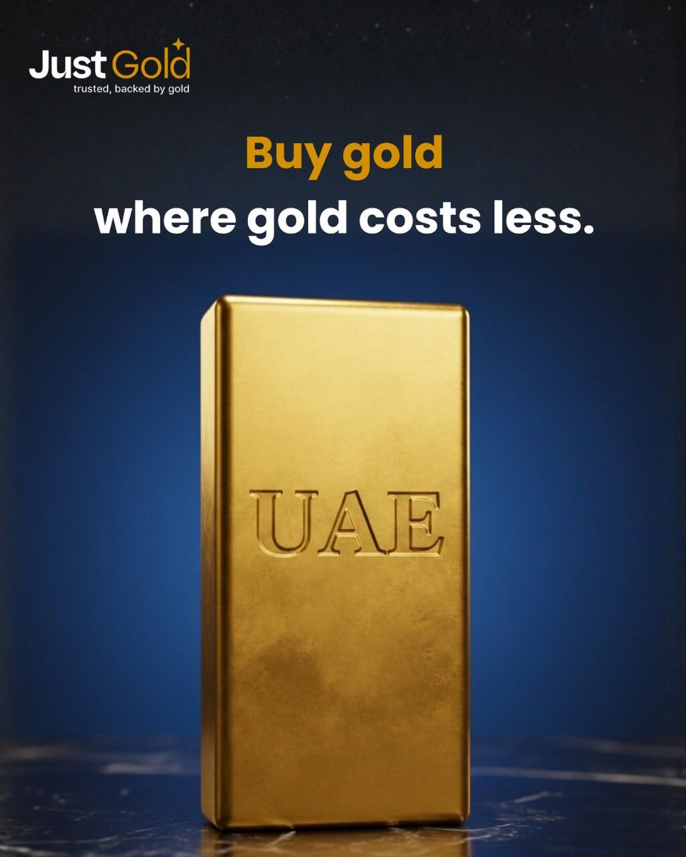JustGoldapp's tweet photo. Buying pure gold shouldn't feel like counting luck. Or playing roulette. It should be honest, safe, and worth it. But what's even better is when you buy gold where it actually costs less. Buy pure gold. On Just Gold.

#JustGoldApp https://t.co/krXtv9w3p5