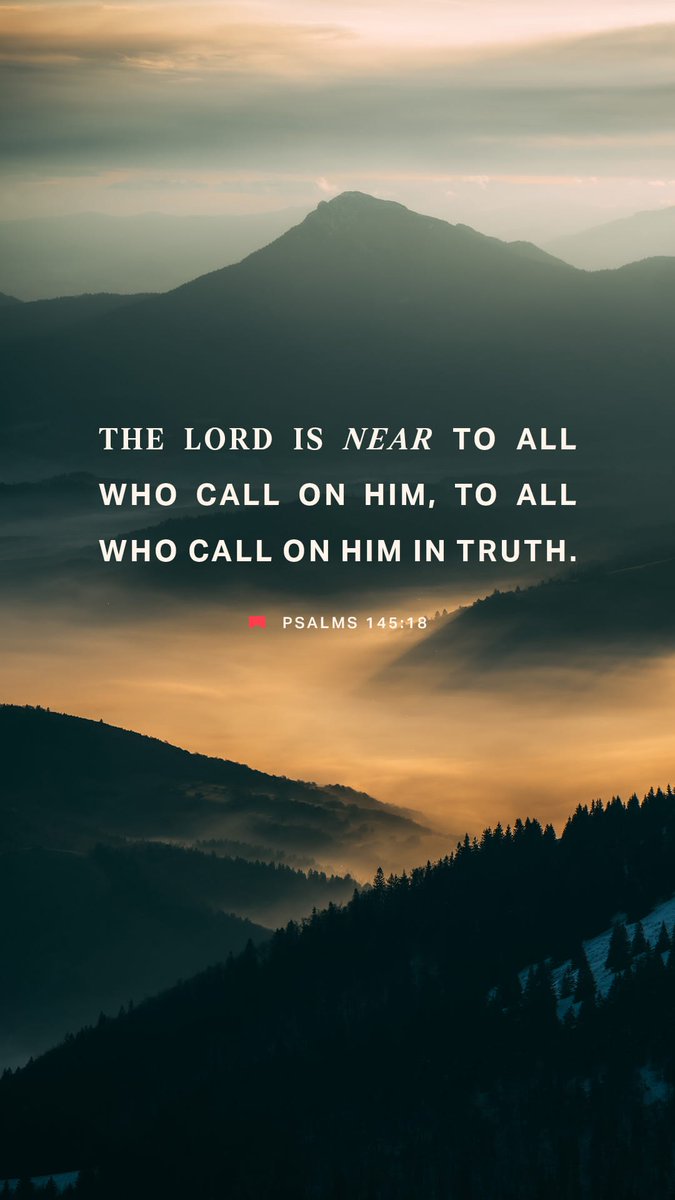 Psalms 145:18 🕊

#Jesus #JesusChrist #Christianity #Bible #BibleQuotes #BibleQuote #God #Bibleverse #Motivation #Inspiration #MotivationalQuotes #InspirationalQuotes #DailyQuotes