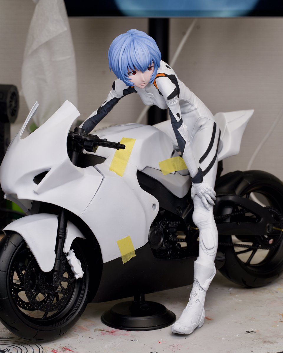 VISPOさん@Vispo_katagiri 原型 「1/6 Ayanami Racing Ver.」 スタート