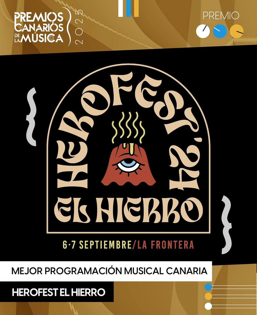 #herofestelhierro #PremiosCanariosdelaMúsica 
Mejor programación ‼️Gracias🙌‼️
#elhierro #lafronteraelhierro 
<a href="/AytoLaFrontera/">Ayto La Frontera</a> <a href="/PrensaElHierro/">Cabildo de El Hierro</a>
