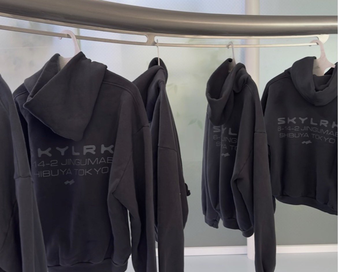 More photos of the @SKYLRK pop-up store in Tokyo, Japan!