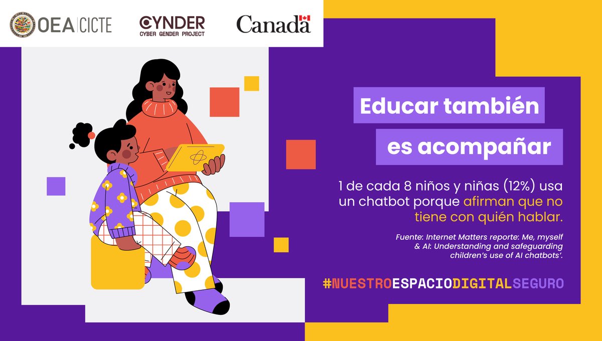 Acompañar la vida digital de niñas, niños y adolescentes es clave para prevenir la violencia.

Este camino lo construimos entre familias, cuidador@s, docentes y comunidades que conversan, escuchan, orientan y comparten experiencias para aprender en conjunto sobre un uso seguro de