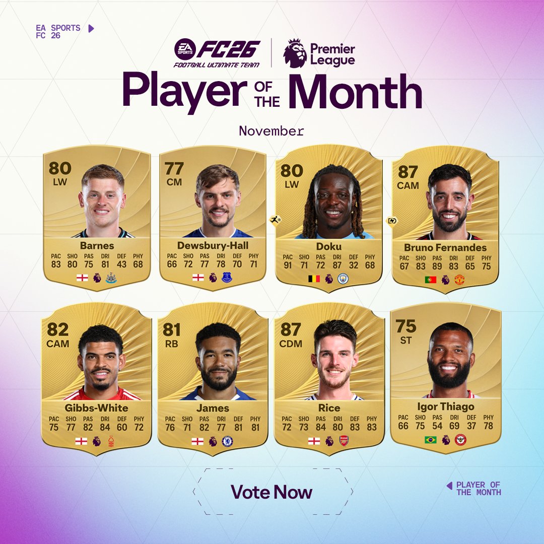 Bruno Fernandes est nominé pour le prix de joueur du mois en Premier League. #MUFC