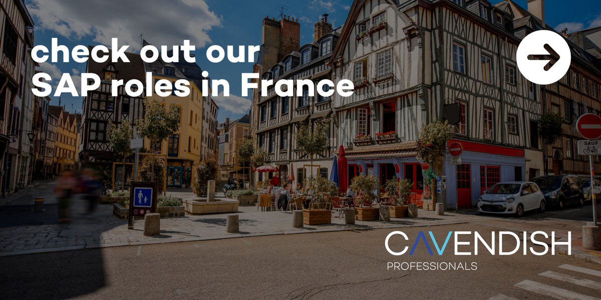 cavendishpros's tweet image. SAP talent wanted across France! 🌟

Browse our newest roles and take the next step in your tech career.
Check them out here ▶️ bit.ly/48bFQes
 
#SAPJobs #workintech