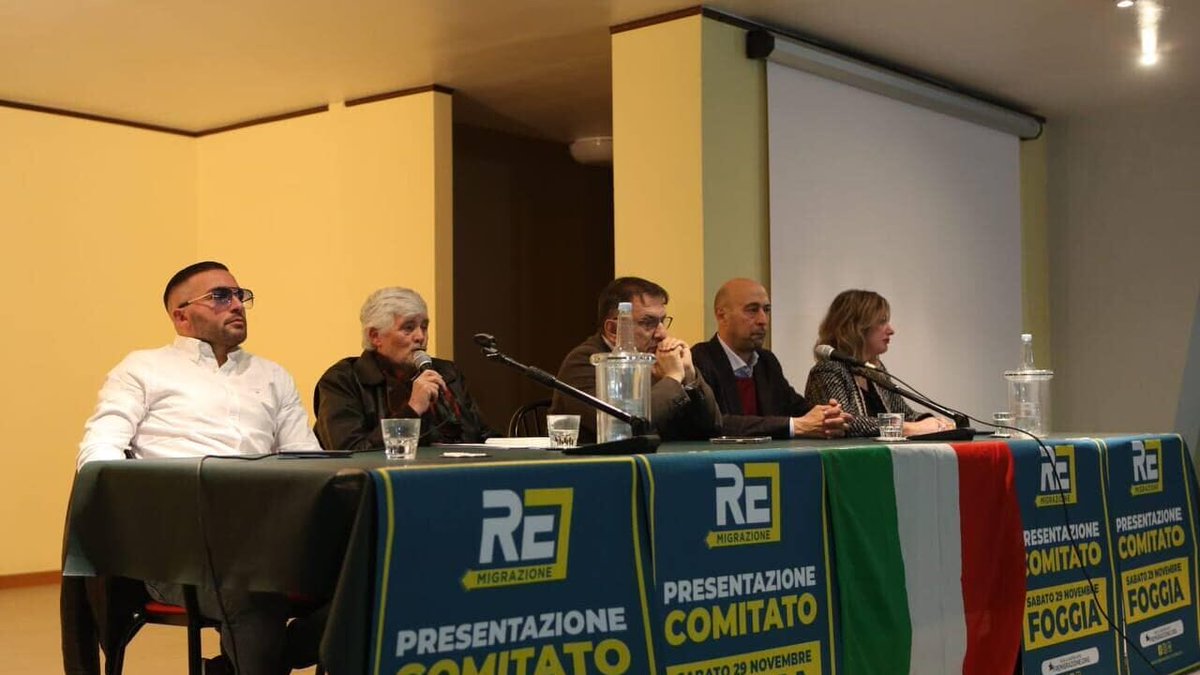 A Foggia esponenti di Lega e Fratelli d’Italia siedono all’evento sulla remigrazione di CasaPound. Chi cerca sponde in chi si definisce “fascista del terzo millennio” sceglie di stare fuori dall’arco costituzionale. #matrice
