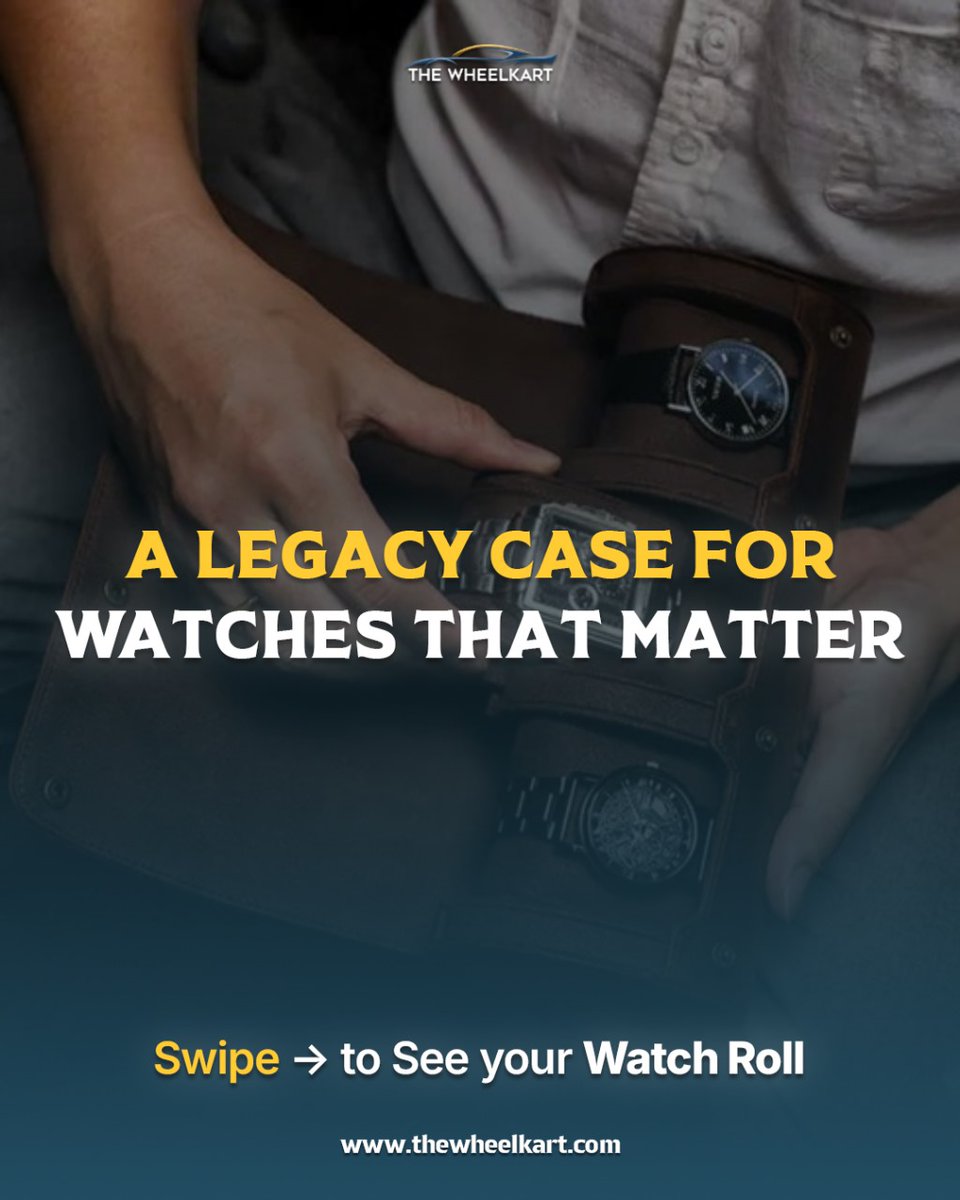 TheWheelKart's tweet image. Precision craftsmanship meets advanced safeguarding.

Your collection remains organized, polished, and ready for any destination.

#TheWheelKart #PremiumCarry #WatchProtection #OrganizedTravel #LuxuryEssentials #CollectorGear #TravelReady