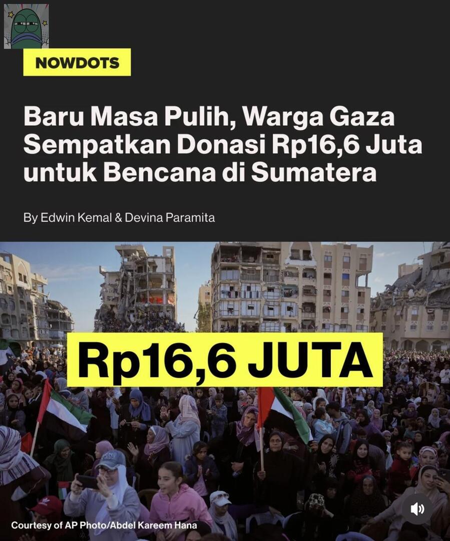 💚 Palestine belom merdeka, mereka baru pulih karena diberlakukannya gencata sejata tapi mereka tau bagaimana rasanya kehilangan, mereka tau rasa sakit dan susah yg dirasakan oleh korban😭

Sedangkan kita? dikhianati oleh pemerintahnya sendiri🥀
