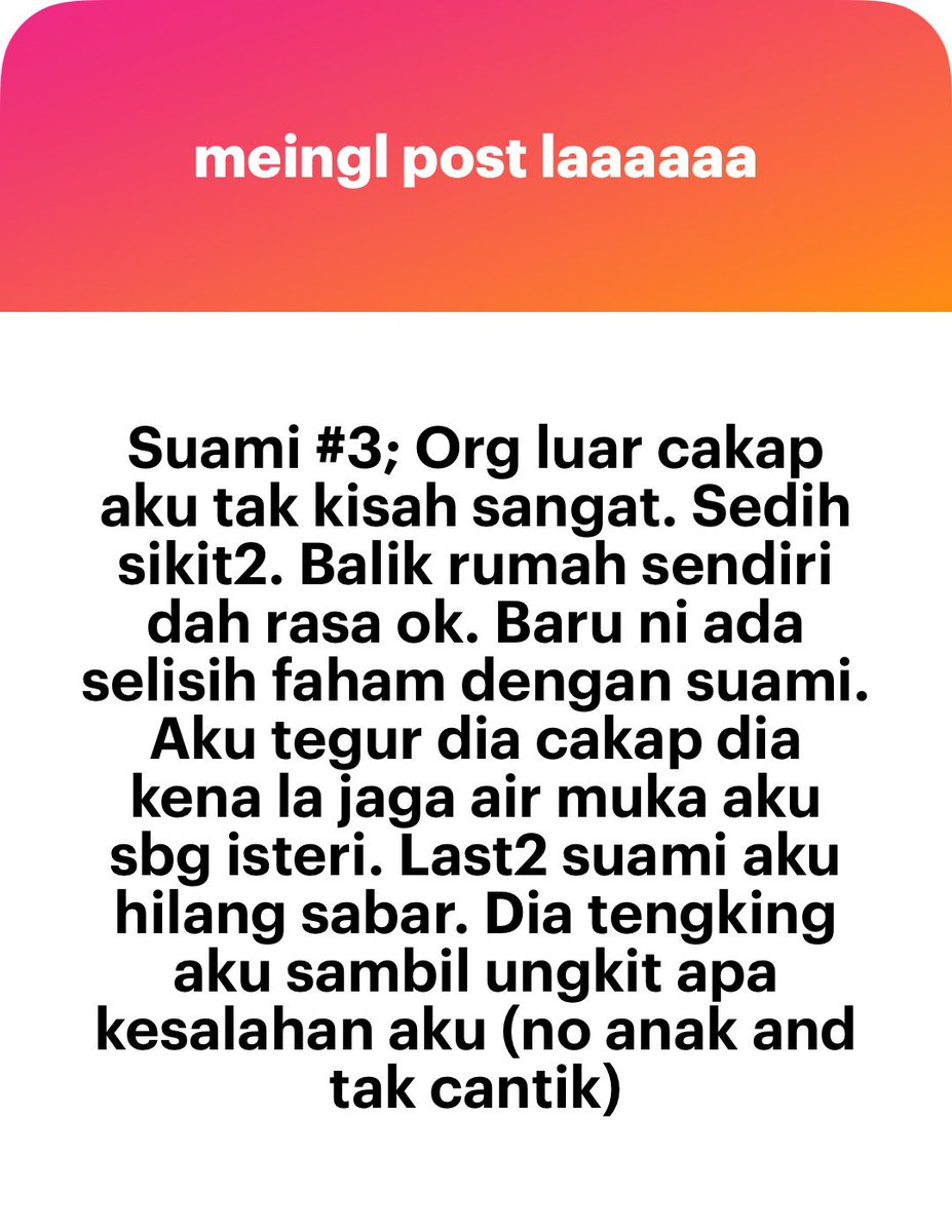 meinmokhtar's tweet photo. Bertubi tubi ni masuk ngl pasal laki tak guna. 

Pure Creatine Monohydrate Hazim Khalim https://t.co/RoCRGEdOpQ https://t.co/0NLa2ulFWE https://t.co/8mX7aoNMZm