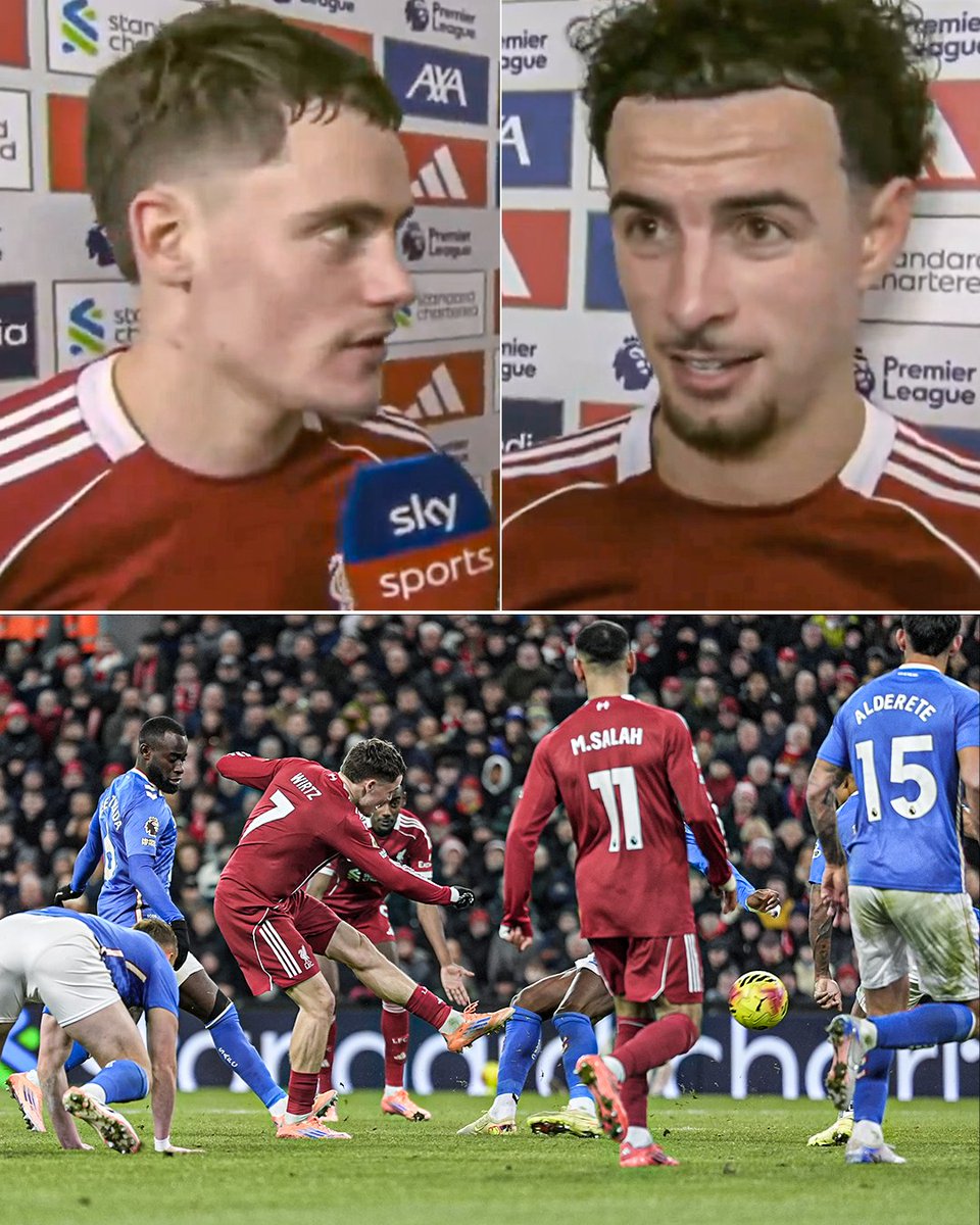 The way Curtis Jones and Florian Wirtz reacted after being told