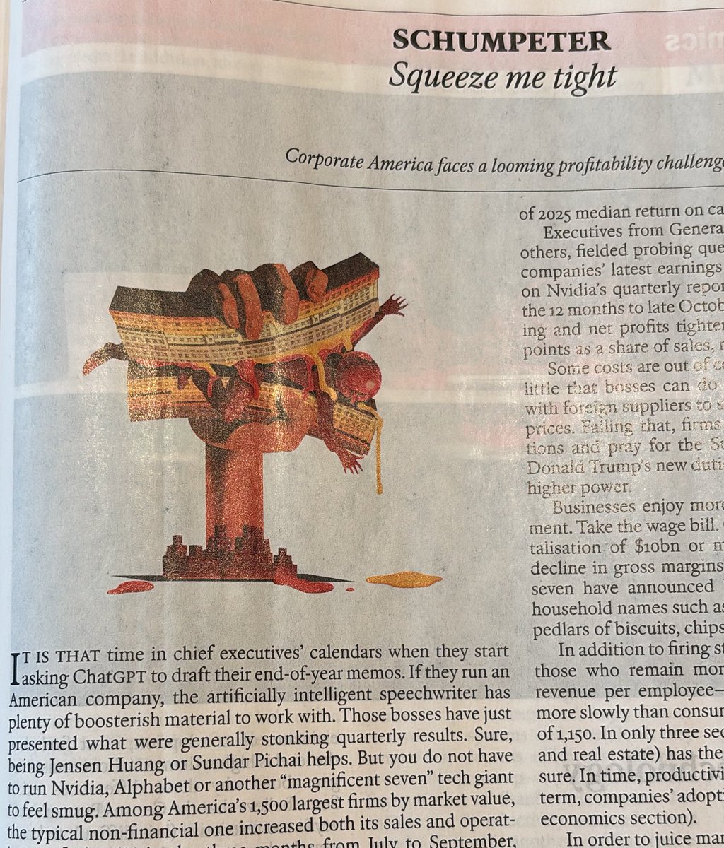 UhdeChristopher's tweet image. Hilarious this week from @TheEconomist - esp halfway down column 1 in the first pic and the first sentence of the second pic