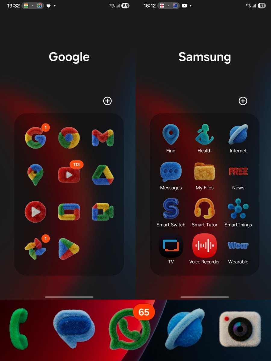 Mohammed_K_2010's tweet image. One UI looks so Clean and Aesthetic with those Fluffy Icons 🔥

Samsung really needs to add Icon Shape &amp;amp; Icon Pack options by default in One UI 8.5, we shouldn’t have to rely on Good Lock for basics like this‼️

One UI is honestly the most Aesthetic &amp;amp; Premium UI ✨️

#OneUI8_5