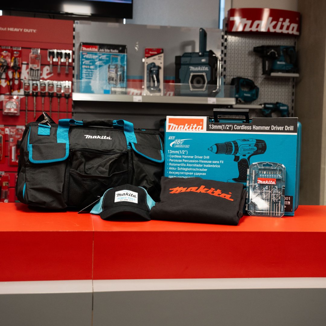 cefonline's tweet image. Win this Makita bundle! ⏰

Follow @cefonline, repost and tag three friends by 4/12/25 at 11:59 PM for your chance to win. Rules brnw.ch/21wY4yV

Good luck! 

#CEFTheBigChristmasGiveaway #Competition #Makita #CEF