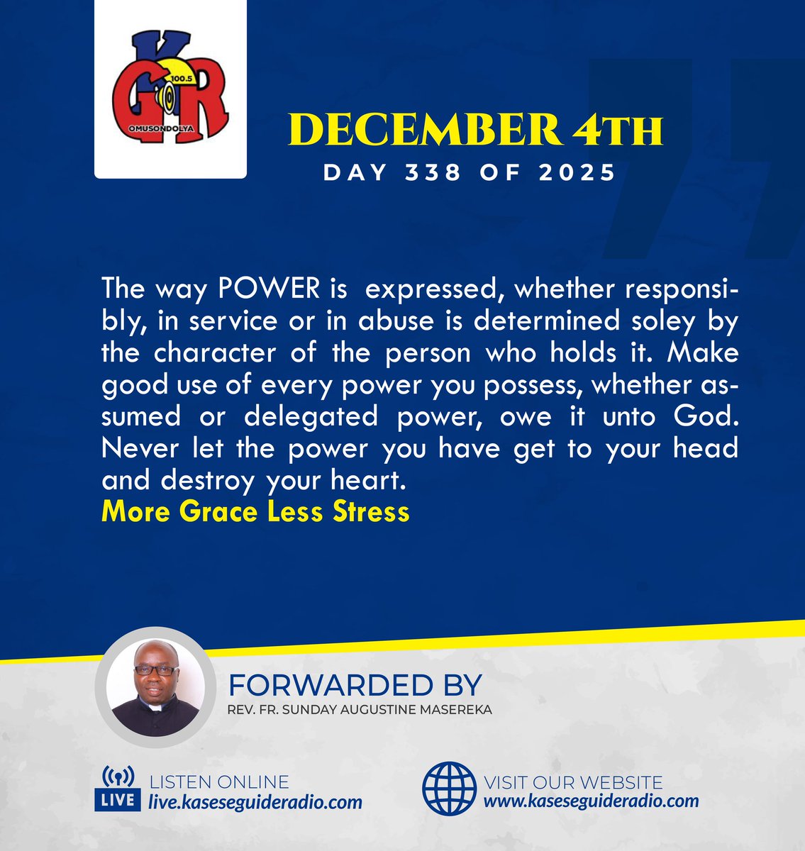 KGR Quote of the day!
#KGRupdates