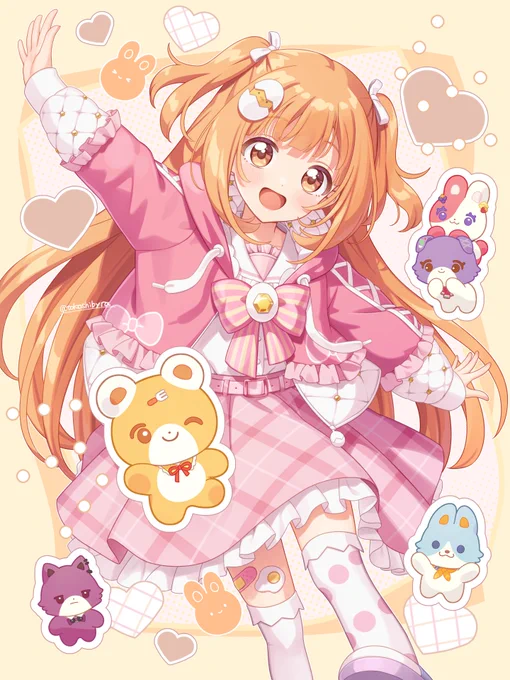 いっしょに おどれば たのしいね! #たまこのーと #にじたうんあーと