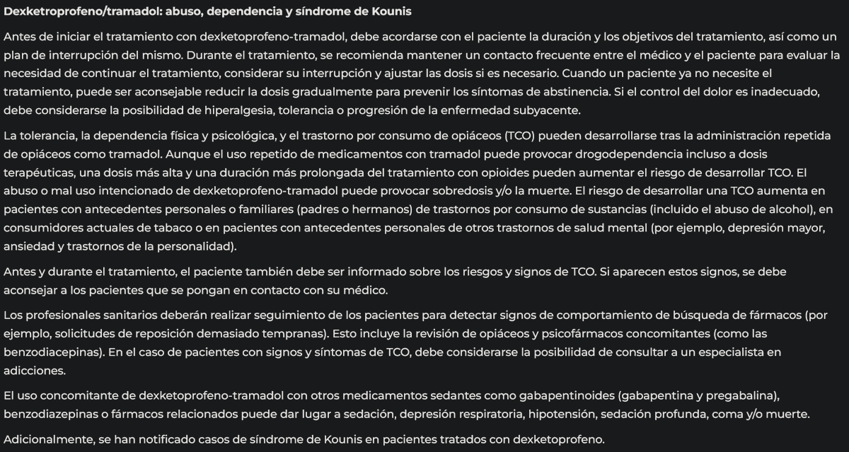 sanoysalvoblog's tweet photo. Dexketroprofeno/tramadol: abuso, dependencia y síndrome de Kounis (anafilaxia+síndrome coronario agudo)
https://t.co/s2MZrvZ5Ne En Boletín Seguridad Medicamentos @AEMPSGOB #SegPac https://t.co/Z8cNZHTyIH