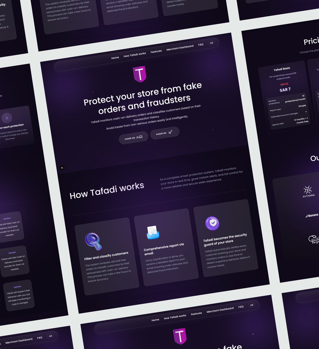 AElakkermi's tweet image. I&apos;m proud to share my latest project!

Full Design &amp;amp; Development of the official Tafadi Platform Website 

Live demo: tafadi-sa.vercel.app

Tech stack:
• Next.js
• TypeScript
• Tailwind CSS

#WebDevelopment #WebDesign #FrontEnd #Freelance #SaudiArabia #تطوير_مواقع #برمجة