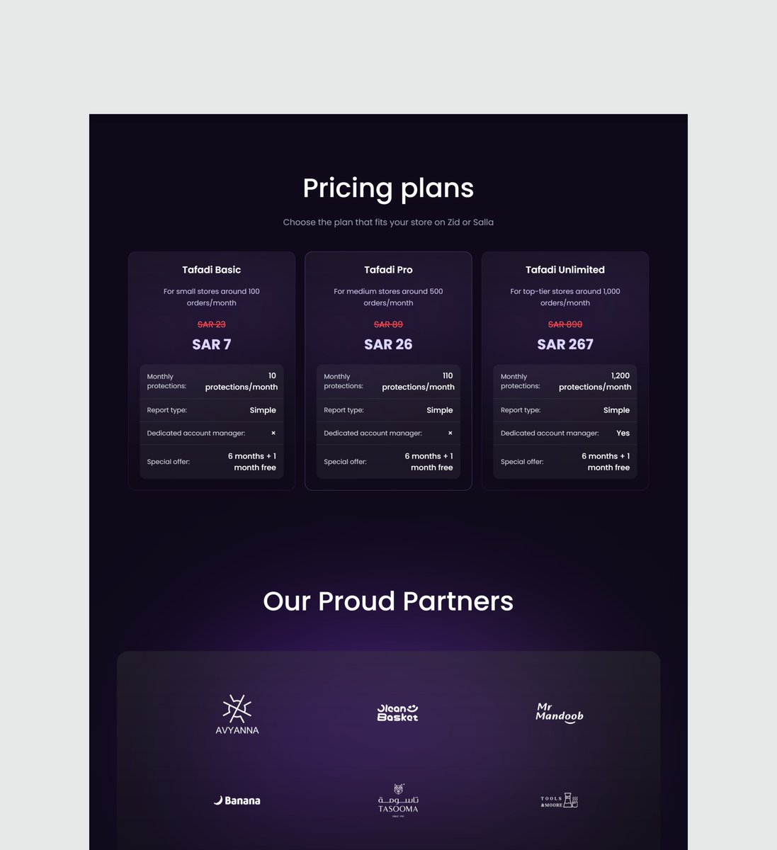 AElakkermi's tweet image. I&apos;m proud to share my latest project!

Full Design &amp;amp; Development of the official Tafadi Platform Website 

Live demo: tafadi-sa.vercel.app

Tech stack:
• Next.js
• TypeScript
• Tailwind CSS

#WebDevelopment #WebDesign #FrontEnd #Freelance #SaudiArabia #تطوير_مواقع #برمجة