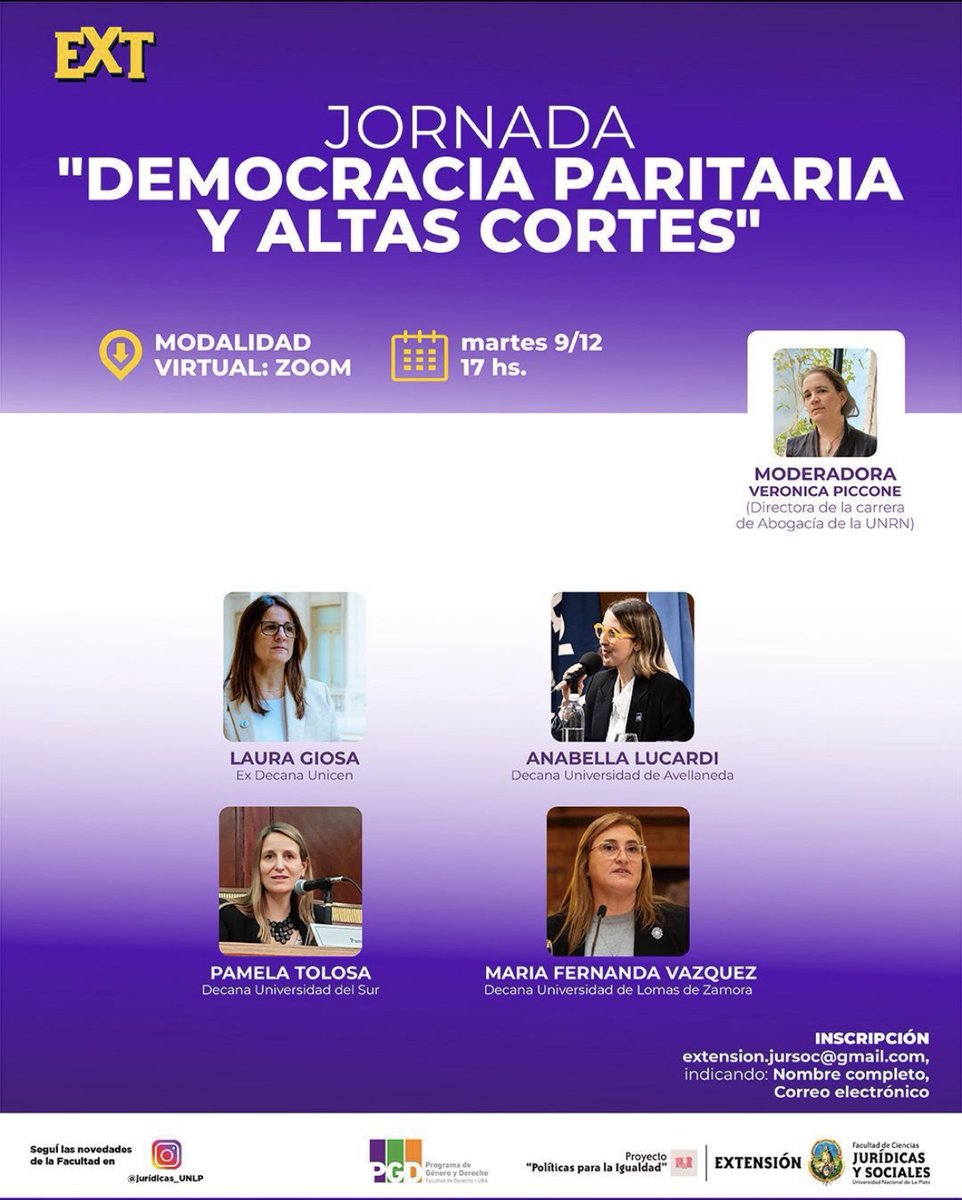 Les compartimos la siguiente actividad que se va a realizar el próximo martes 9 de diciembre.