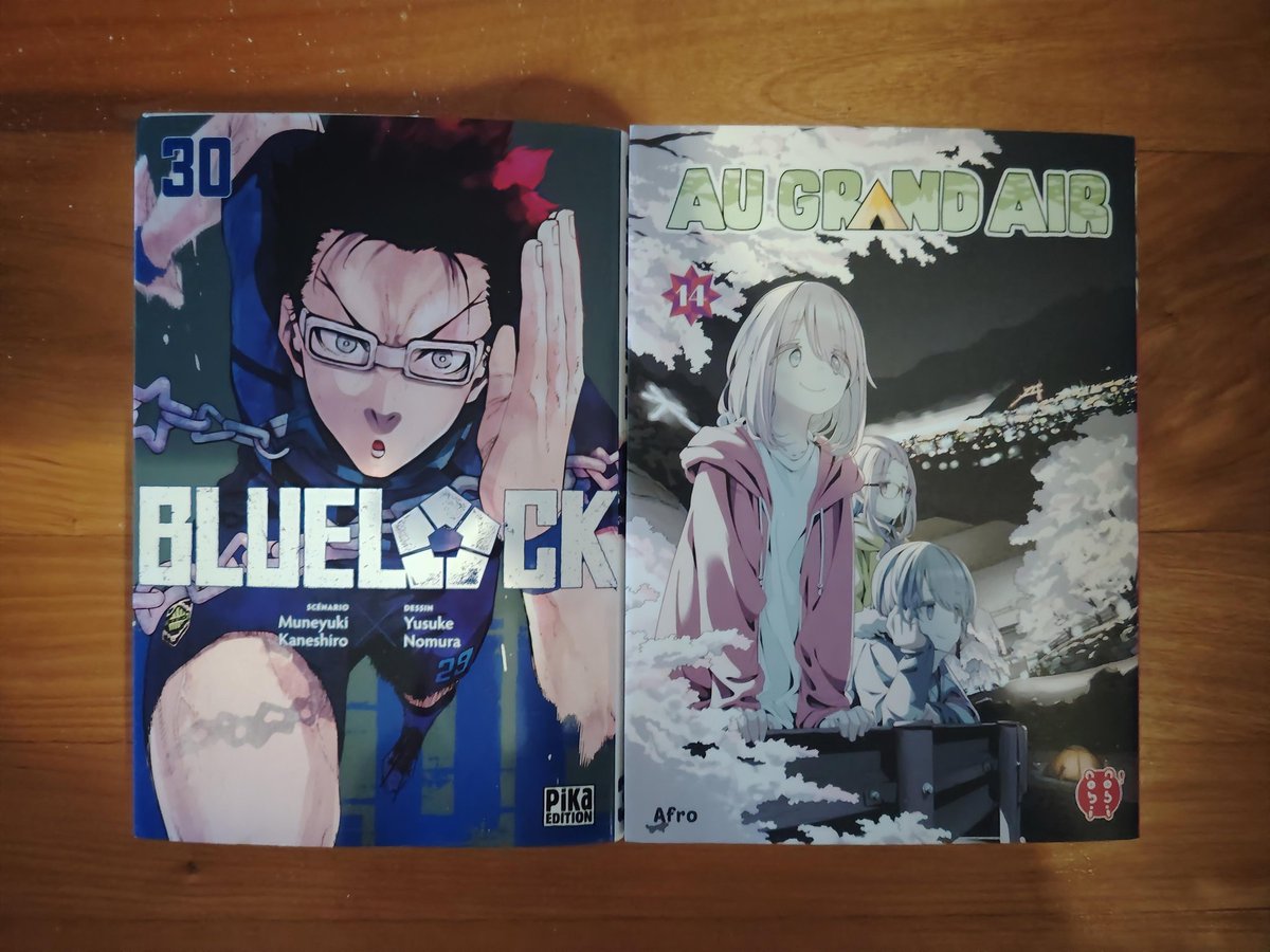 LC_Rooney_54's tweet photo. Achat manga/Ebook #RokudenashiBlues tome 22, #ONEPIECE tome 111, #BlueLock tome 30, #AuGrandAir tome 14, #PhantomBusters tome 4, #LiliMen tome 6 @pikaedition @Glenat_Manga @nobi__nobi @ki_oon_Editions https://t.co/mZWcm2JbMJ