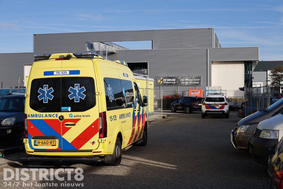 Zwaargewonde bij bedrijfsongeval op Gildestraat in Naaldwijk