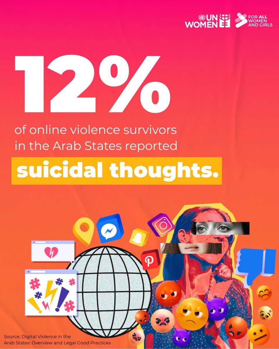 Digital violence is a mental health crisis.

Take action: Expand survivor-centered services, integrate digital violence into support curricula, and ensure every survivor is met with protection - not silence.

#NoExcuse #16Days #ForAllWomenAndGirls
