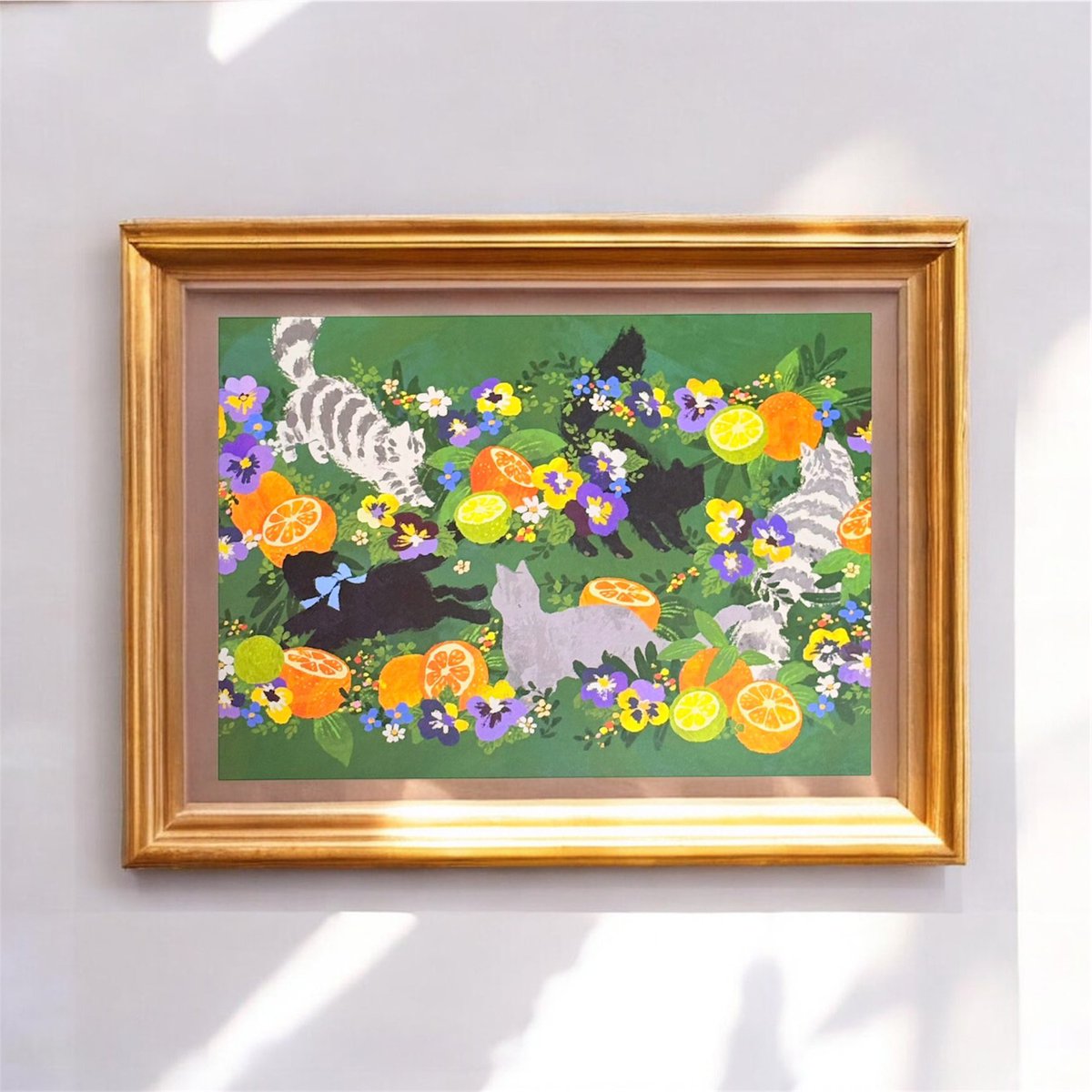 tomokogallery's tweet photo. 私のVelvety timeと旬果のカレンダーには、卓上タイプのみですが、切り取って飾れるイラストが収録されています。
お好きな額と一緒に長く楽しんでもらえたら嬉しいです☺️ https://t.co/BhL80EI646