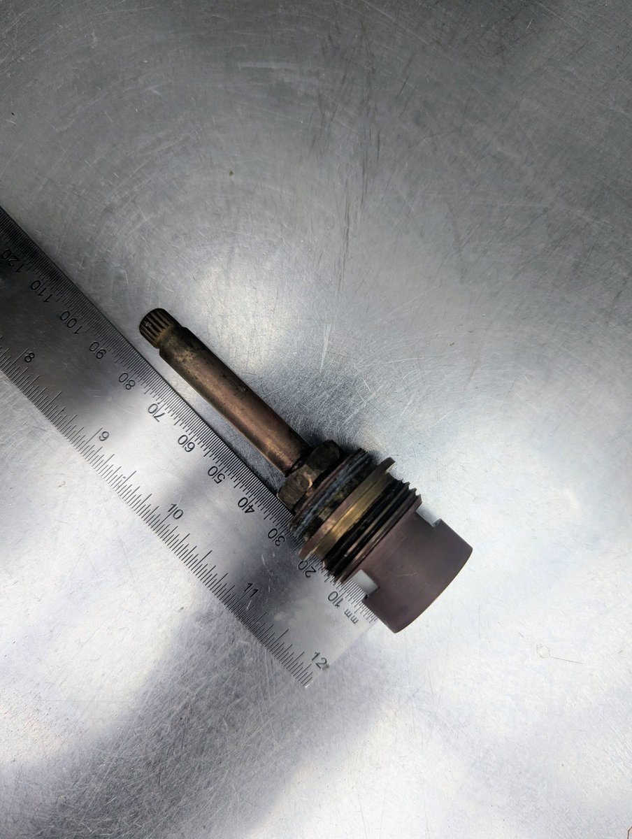 The people we bought our house off had trade access to high-end Italian bathroom stuff. Every time I go to change a leaky shower cartridge, this shit