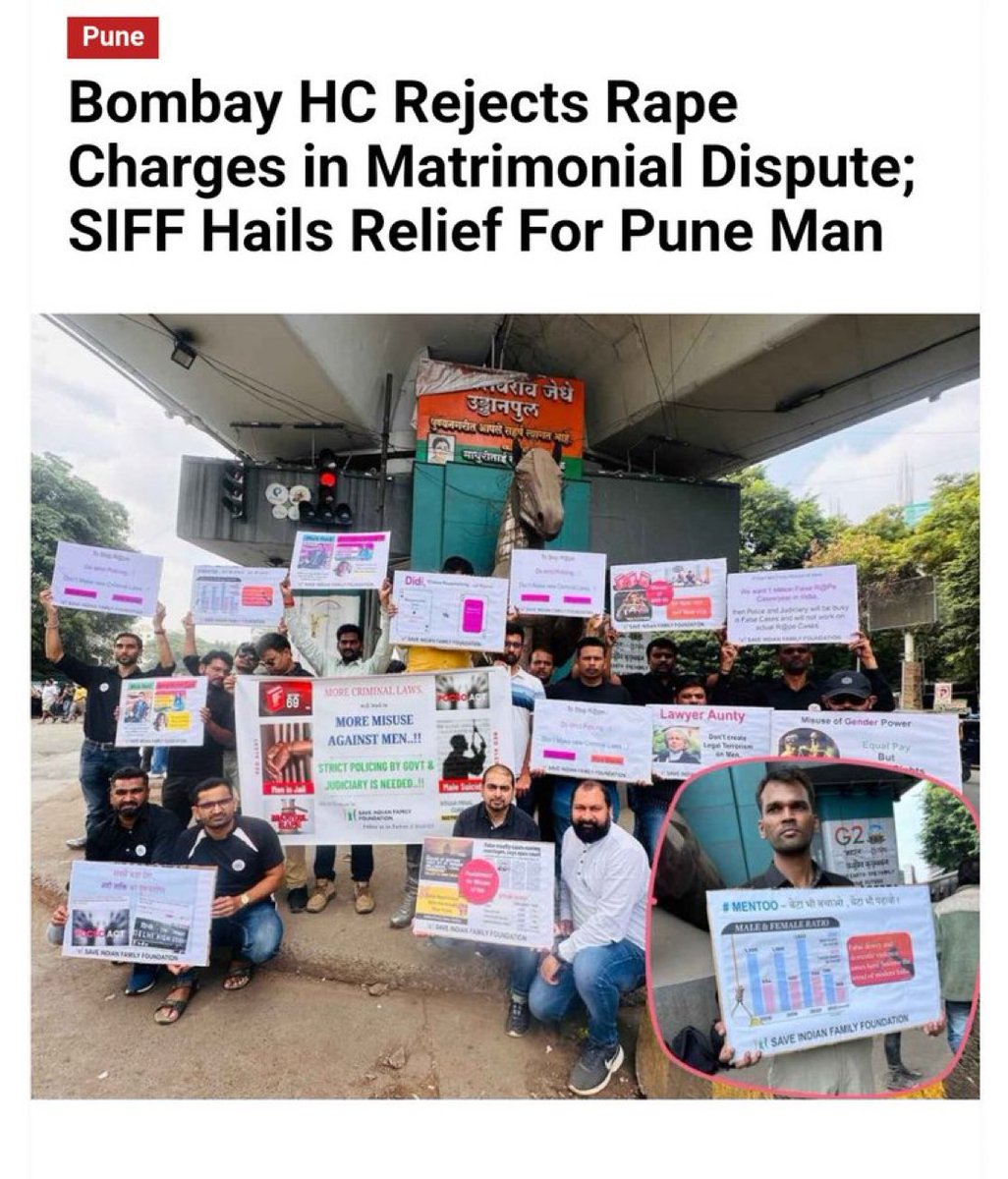 Big win for our <a href="/realsiff/">SIFF - Save Indian Family Foundation</a> Pune member!

Gratitude to Punekar News for highlighting the truth and a big thanks to all Save Indian Family Foundation Pune volunteers who stood by him throughout the fight. 💪🔥
Justice delivered!