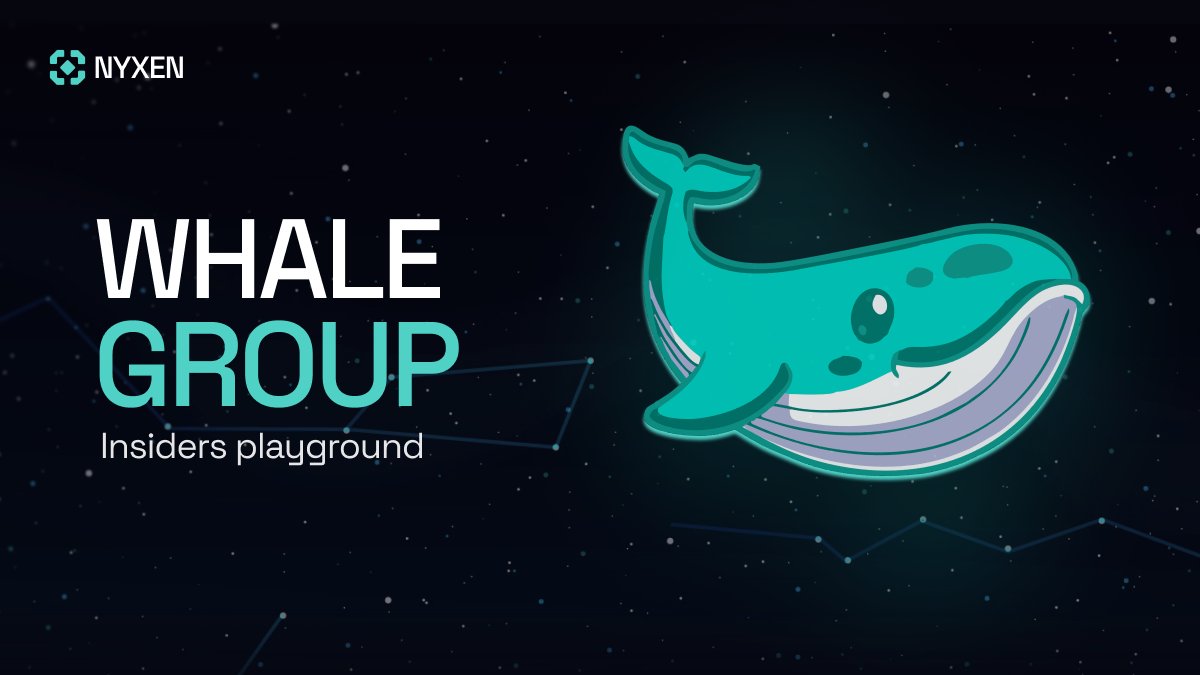 Nyxen Whale Chat is Now Live

We’re opening up a private Nyxen whale channel for those most heavily aligned with the project.

Entry requirement:
Hold 0.5% or more of the $NYX supply (5000000)

What the group gets:
* Early access to new releases and feature testing
* Project