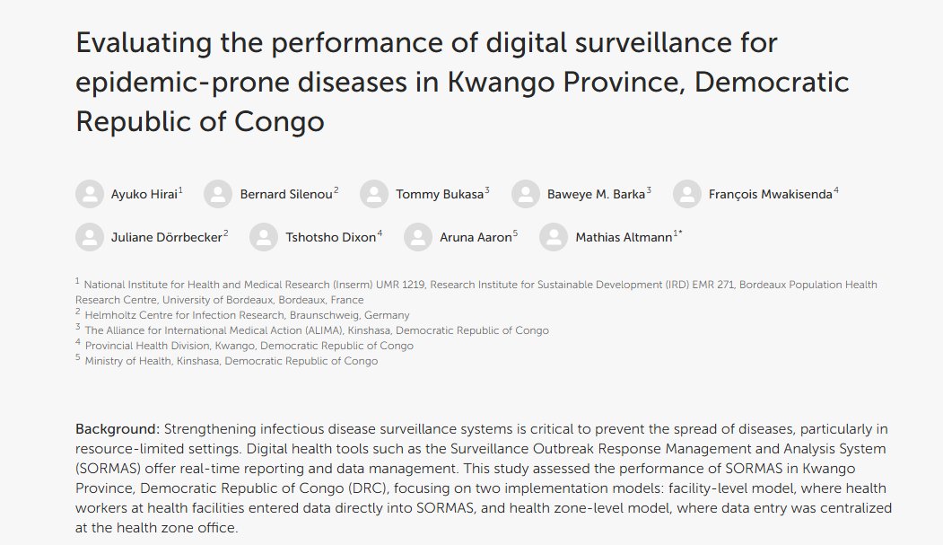 SORMAS Foundation tweet media