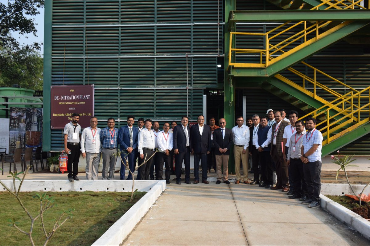 PRO_HEF's tweet photo. Shri Sanjeev Kumar, IAS, Secretary(DP) visited HEF on 03.12.2025 to review the progress of DEN plant and new TNT plant. He was also shown the commissioning trial of DEN Plant. 
@IndiaMunitions 
@DefProdnIndia https://t.co/QvoUKevAjV