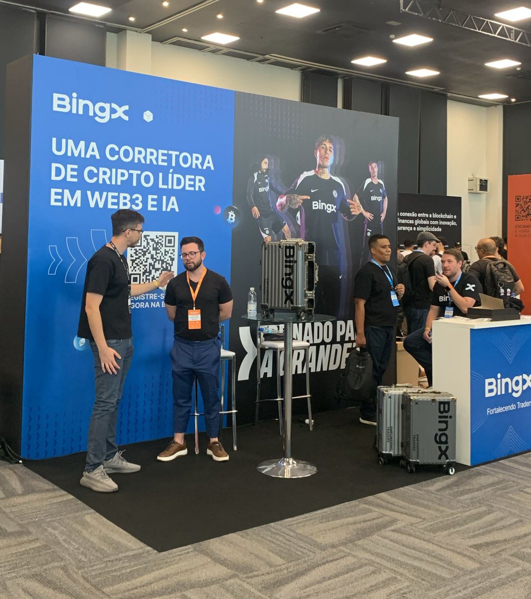 Cheriz_wilfred's tweet image. 🇧🇷✨ What an epic time at Blockchain Conference Brasil 2025! From Nov 28–29, BingX hit São Paulo as an official sponsor — showing up with real energy, joining roundtables, and turning our booth into a 🔥 hub for connection, questions and new partnerships across LATAM.

Loved the…