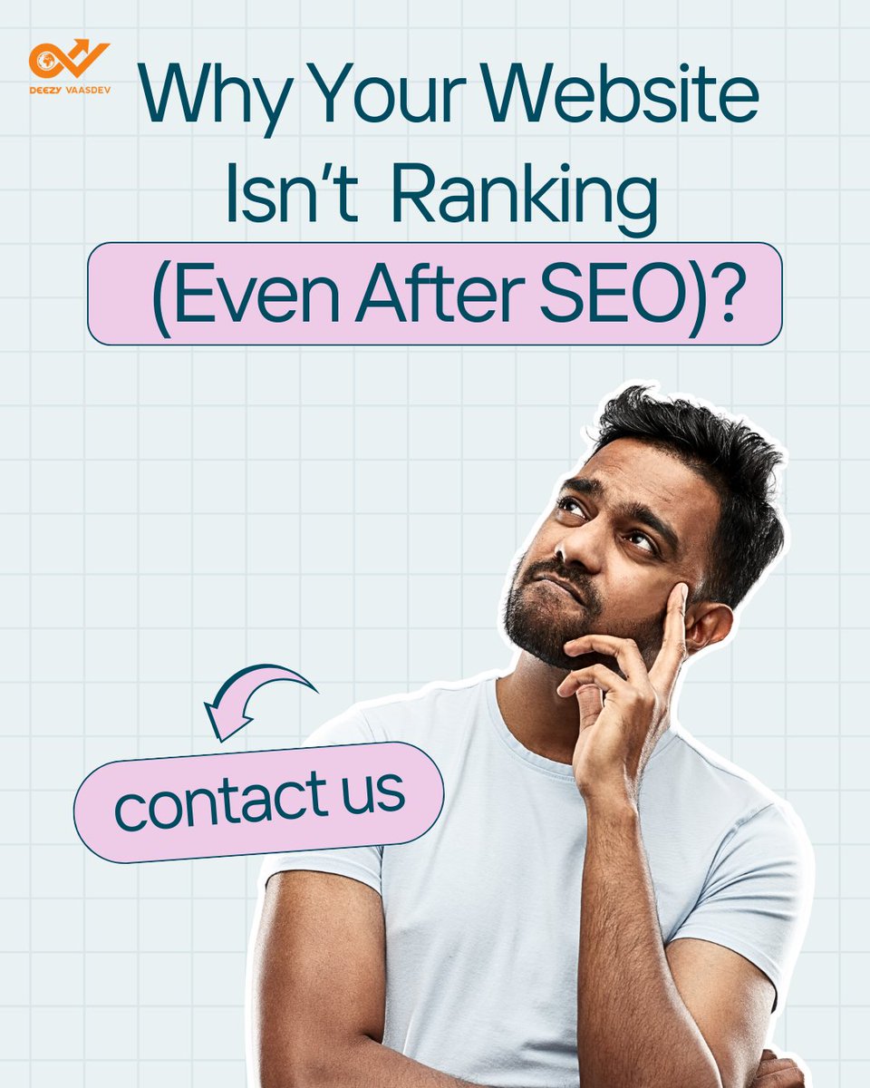 DeezyVaasdev's tweet image. Rankings stuck? Common culprits:

1. Slow site speed

2. Poor mobile experience

3. Thin or duplicate content

Actionable Fix: Start with a full site audit → repair technical gaps → scale content.

#webdesign #landingpagedesign #seo #seoservice #geo #aeo #ai #llm