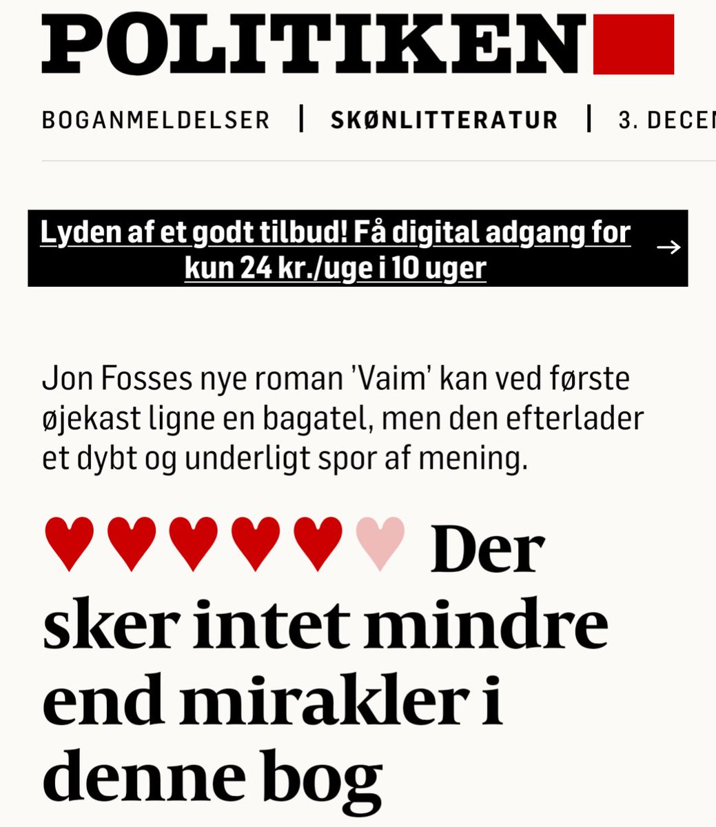 Bare vent til Politikens anmeldere opdager Narnia