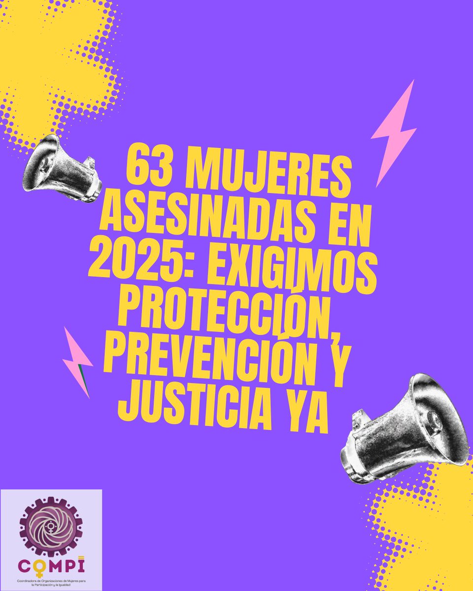CoordinaCOMPI's tweet image. 🚨 Que tiemble el silencio
En 2025, España suma 87 feminicidios y otros asesinatos de mujeres. Cinco en las últimas semanas.
Recordamos a: Rossmery, Jacqueline, María Ángeles, Concepción, María Victoria y una mujer en Alicante.
Feminicidios #ViolenciaMachista #NiUnaMenos #COMPI