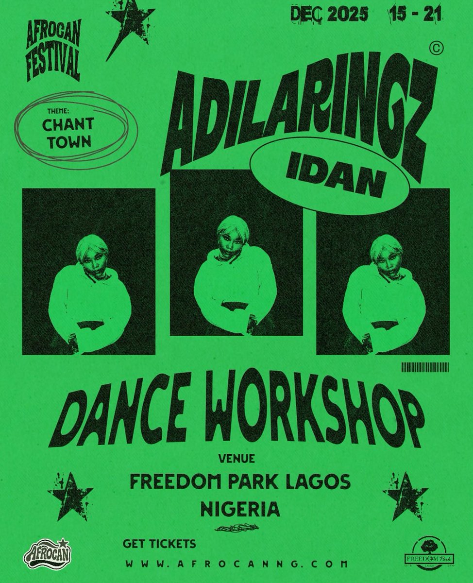KRED0L's tweet image. Day 3 Starts with a triple treat of Dance Classes from
LARRY X BAGGY The Mara Duo you deserve to
ADILARINGZ The Pink masquerade Idan dancer to
SLAYTWINS X KINGDAVINCI The Naija Fusion Maestros. Evenings BAZUTE BATTLE and then DJ RAVE BATTLES 
CHANT TOWN IS PACKED NO WORRY.🔥🔥